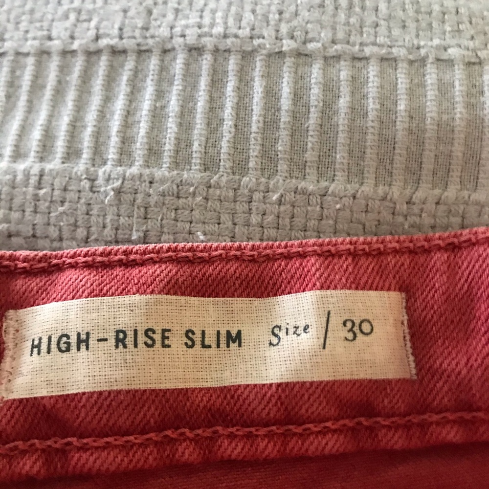 Pilcro red jeans - Picture 6 of 6